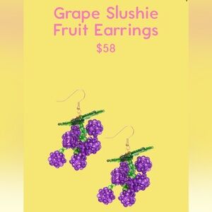 Susan Alexandra Grape Slushie Earrings